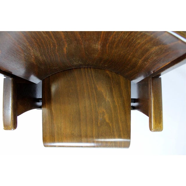 Vintage Wooden Cinema Chair, 1940s For Sale - Image 11 of 12