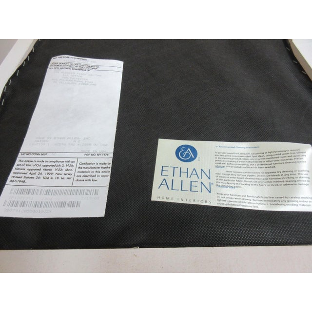 Art Nouveau 1990s Pair Ethan Allen Swedish Home Dining Room Desk Side Chair For Sale - Image 3 of 11