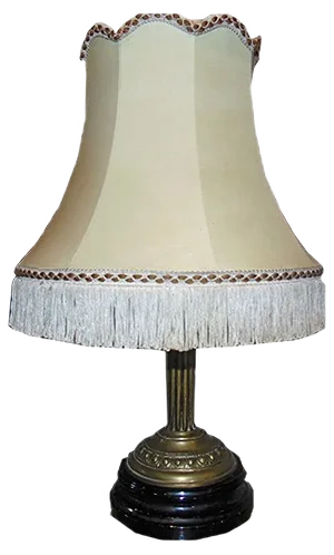 Art Deco Brass Table Lamp, 1940s