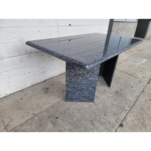 1970s 1970s Modern Granite Dining Table For Sale - Image 5 of 17
