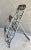 1970s Late 20th-Century Spanish Revival-Inspired Steel & Cast Iron Easel Back Floor Media Stand For Sale - Image 5 of 13