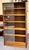 Mid 20th Century Vintage Extra Tall Teak Bookcase With Sliding Glass Doors c.1960 For Sale - Image 5 of 7