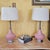 Pair of Vintage Pink Ceramic Table Lamps in Mid-Century Modern Atomic Style -After Gordon Martz For Sale - Image 18 of 18