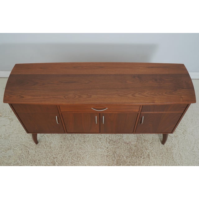 Mid Century Modern Design Walnut Credenza For Sale - Image 13 of 18