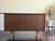 Brown Vintage American Mid Century Modern Walnut Credenza, Sliding Door Sideboard, Media Console, Tv Stand & Record Cabinet For Sale - Image 8 of 11