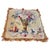 French Aubusson Style Tapestry Pillow with Silk Velvet Backing A luxurious large French Aubusson-style tapestry pillow...