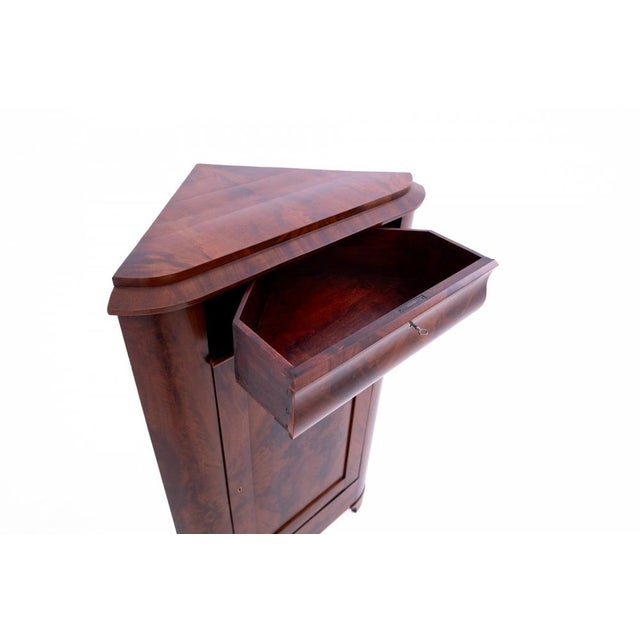 Wood Antique Corner Chest of Drawers, 1880 For Sale - Image 7 of 10