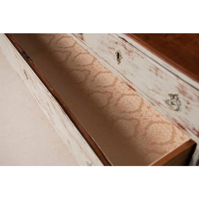 Antique Venetian Cherrywood Chest of Drawers with Distressed Finish, 1700 For Sale - Image 9 of 18