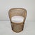 1970s Mid-Century Boho Chic Rattan Barrel Chair with Outdoor Cushion, 1970s For Sale - Image 5 of 12