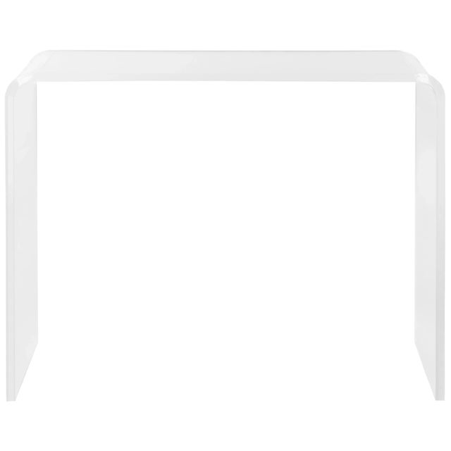 2020s Acrylic Console Table in Clear For Sale - Image 5 of 5