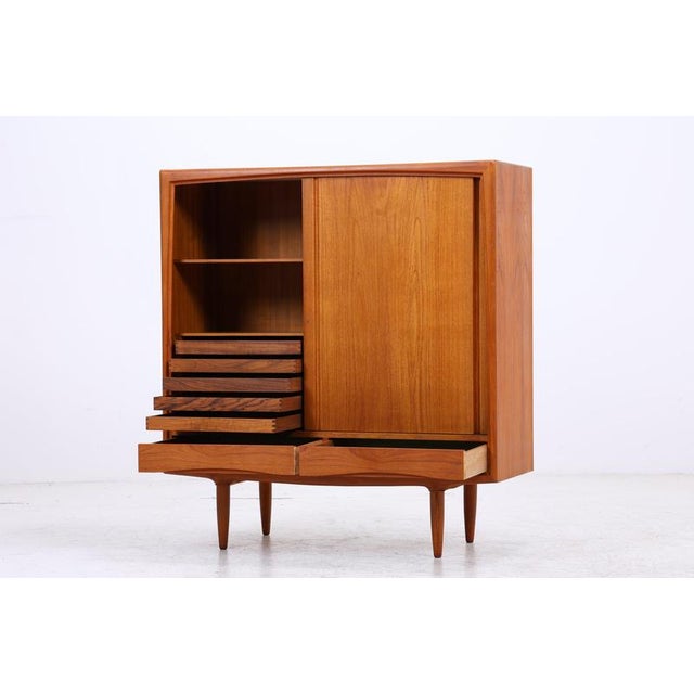 2000 - 2009 Vintage Teak Cabinet with 2 Doors by Axel Christensen for Aco Møbler For Sale - Image 5 of 18