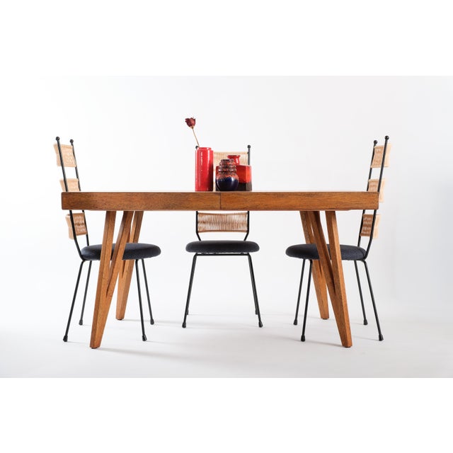 1960s Set of 4 Dining Chairs Attributed to Arthur Umanoff For Sale - Image 5 of 11