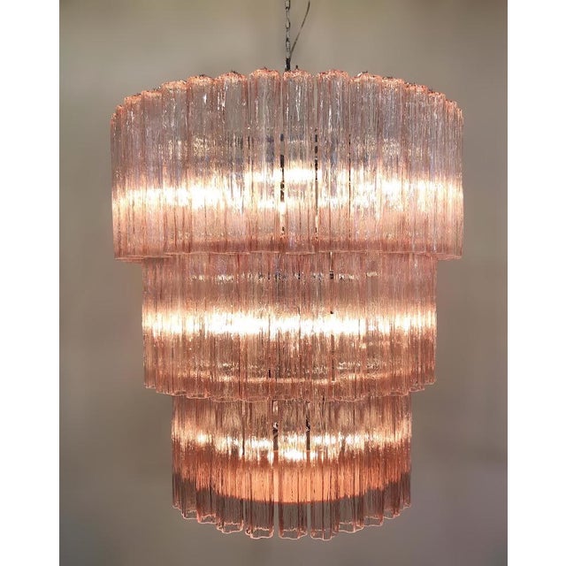 Not Yet Made - Made To Order 21st Century Pink Tronchi Chandelier by Fabio LTD For Sale - Image 5 of 7