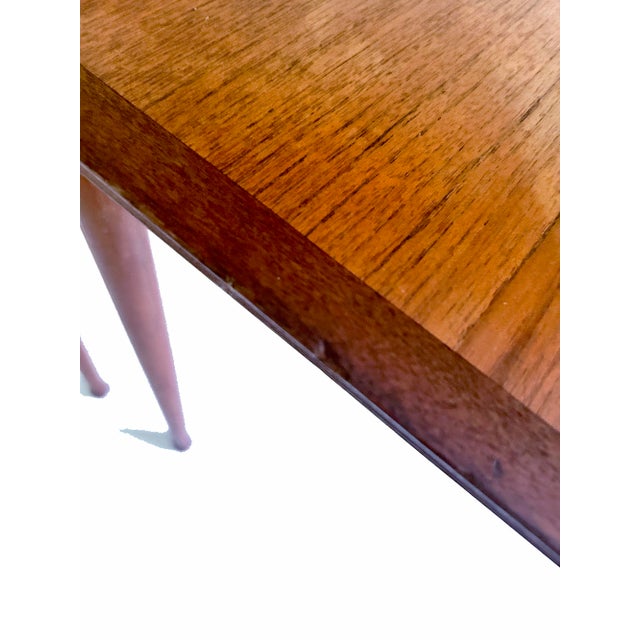 Wood Vintage Danish Nesting Tables from Moebel Intarsia, Set of 2 For Sale - Image 7 of 12