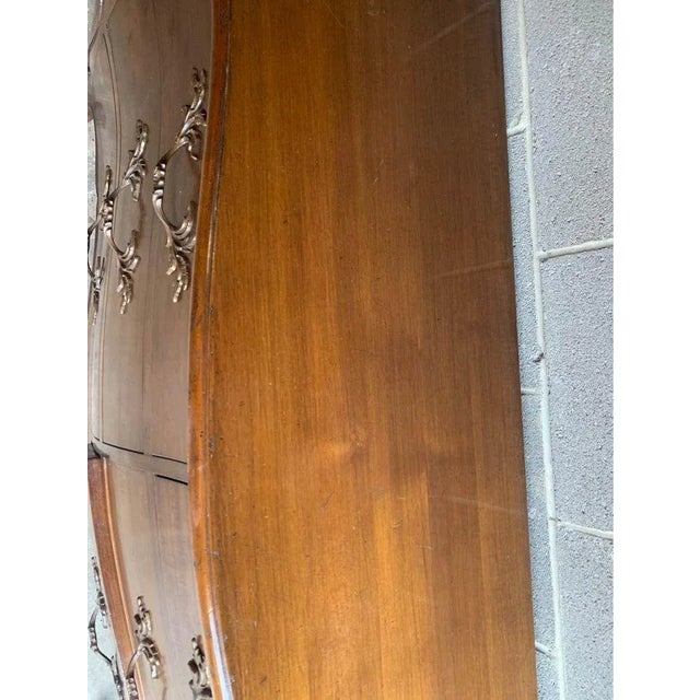 Early 20th Century Vintage French Provincial Louis XV Style Fruitwood Bureau Dresser For Sale - Image 12 of 12