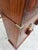 Mid 20th Century Vintage 2-Door Diminutive Faux Campaign Drawers Secretary For Sale - Image 10 of 12