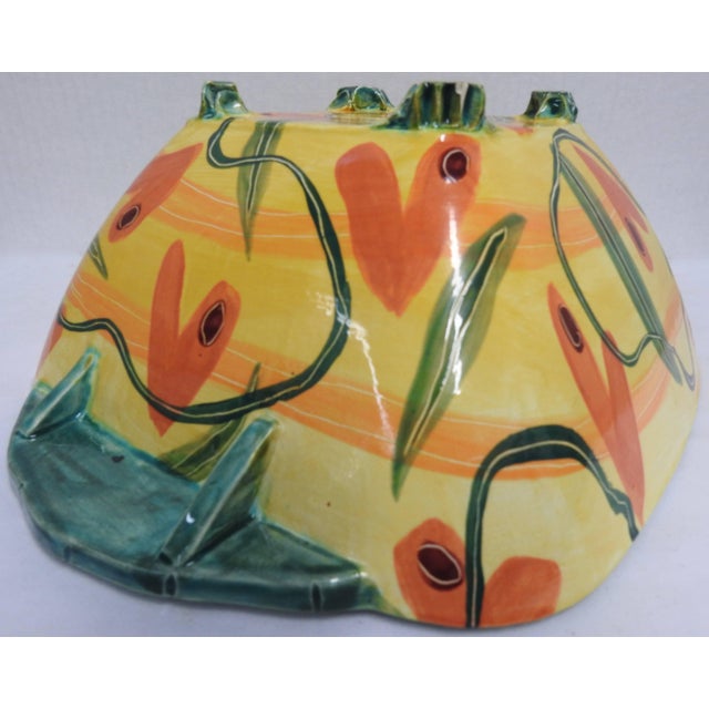 Marilee Hall Pottery Bowl of Whimsical Hearts For Sale - Image 9 of 10