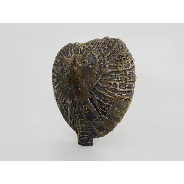 Large Vintage Heart-Shaped Ceramic Vase, 1980s For Sale - Image 3 of 11