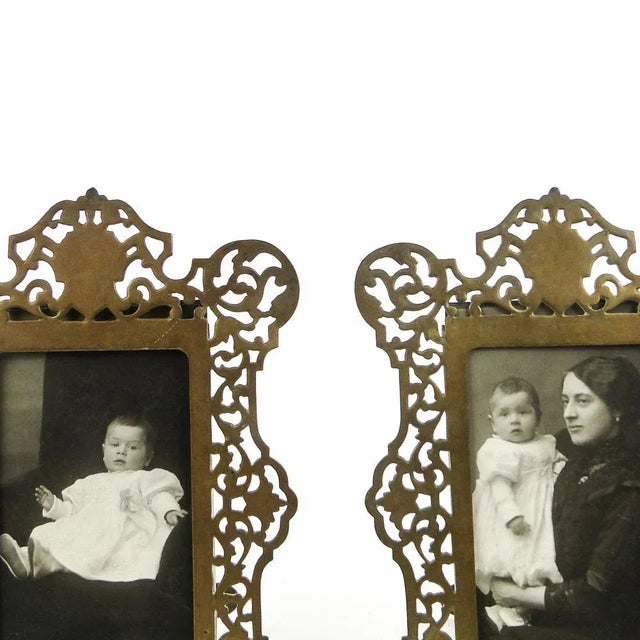 French Art Nouveau Frames, 1900s, Set of 2 For Sale - Image 9 of 10