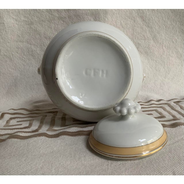 Late 19th Century French Porcelain Covered Urn For Sale - Image 6 of 12