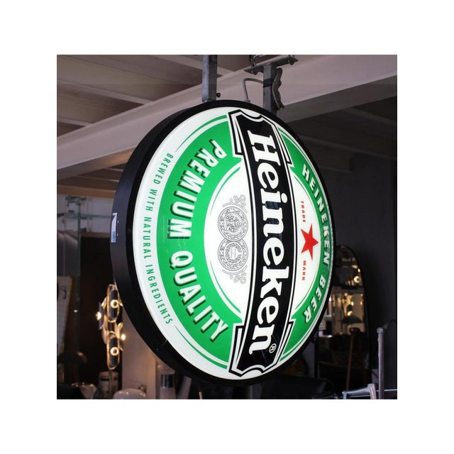 Double-Sided Heineken Illuminated Sign, 1950s | Chairish