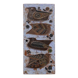 Mid‑Century Modern Ceramic Wall Panel by Amphora, Belgium, 1960 For Sale