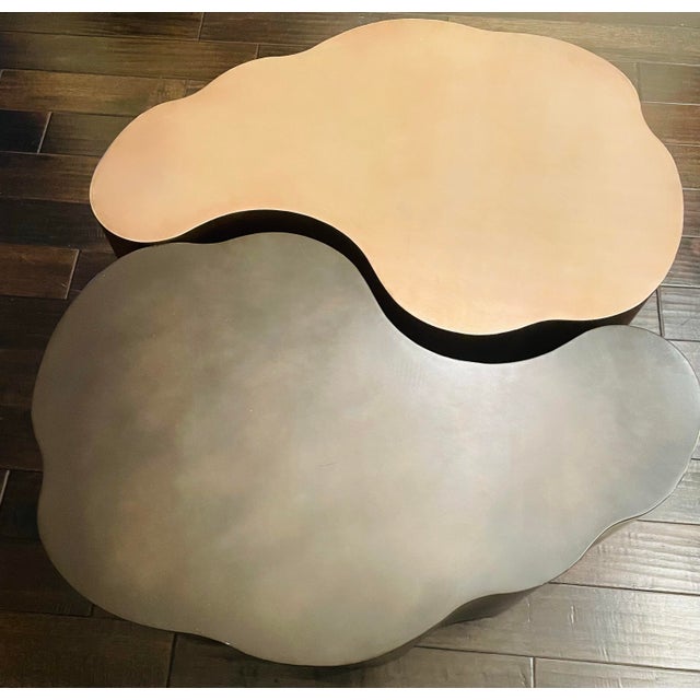 Arteriors "Meadow" Organic Iron Coffee Table - Antique Brass For Sale - Image 10 of 10