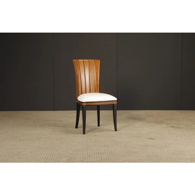 Set of 6 Eliel Saarinen 'Cranbrook' Dining Chairs, Refinished and Reupholstered For Sale - Image 10 of 18
