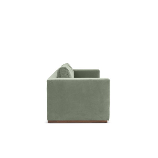 Modern Casa Cosima Lincoln Sofa, Mineral Performance Velvet For Sale - Image 3 of 5