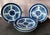 Chinese Blue Fitzhugh Porcelain Hot Plates Set of Four For Sale - Image 11 of 12