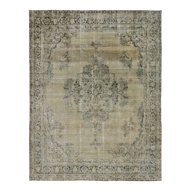 Antique Persian Mahal Rug 09'06 X 12'04 For Sale