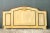 Wood Vintage Hand-Painted Wood Queen Headboard For Sale - Image 7 of 12