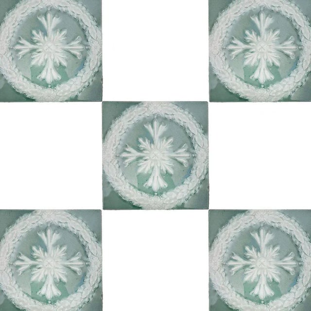 Art Deco Glazed Ceramic Tile by Gilliot, 1930s For Sale - Image 11 of 12