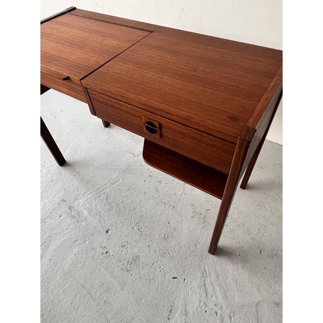 Mid-Century Scandinavian Dressing Table with Mirror by Arne Wahl-Iversen for Ikea, 1960s For Sale - Image 11 of 13