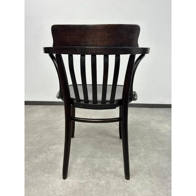 Wood Secession Desk Chair from Thonet, 1920s For Sale - Image 7 of 11