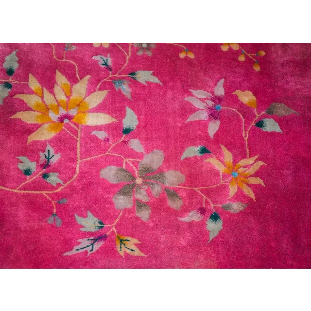 Early 20th Century Chinese Art Deco Rug For Sale In Chicago - Image 6 of 13
