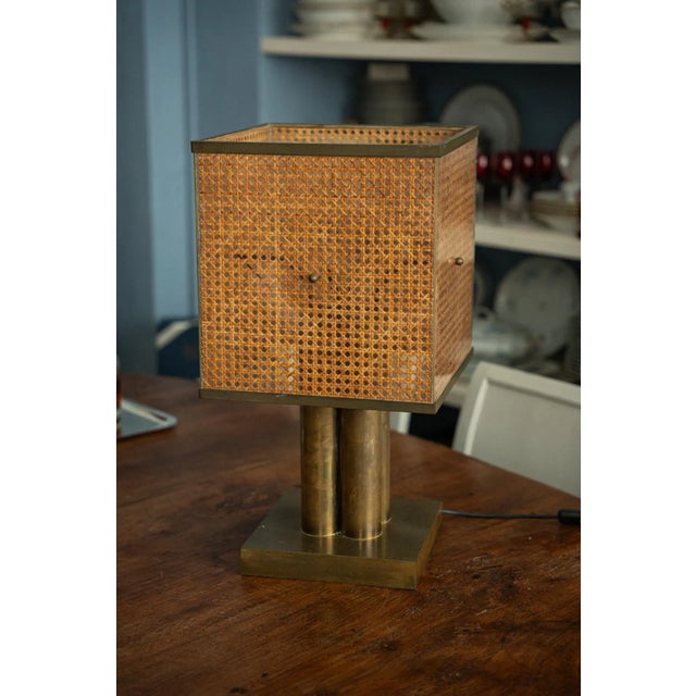 Italian Brass Table Lamp For Sale - Image 6 of 6