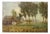 Belgian School, Painting from a Castle, Oil on Canvas For Sale