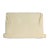 Chinese Oriental Light Cream Beige Fok Fabric Rectangular Seat Cushion Pad For Sale
