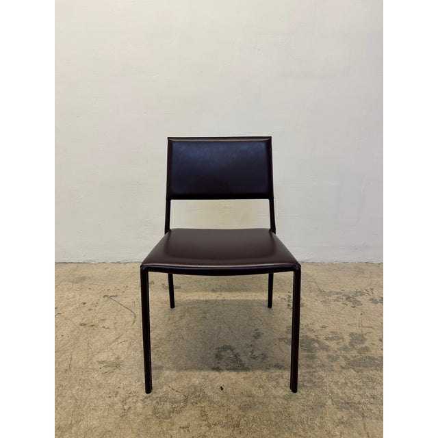 2010s Leather Wrapped Dining Chairs by Frag, Italy 2000s - Set of Four For Sale - Image 5 of 18