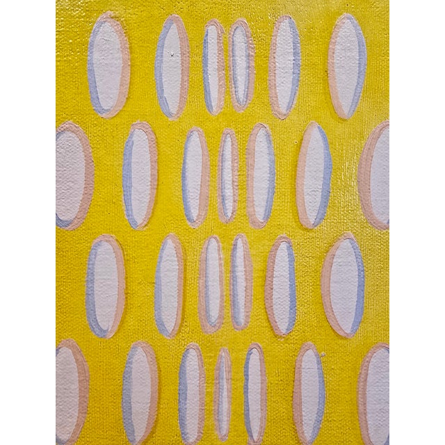 Krista Augius - The Geometric Golden Fold- Optical Circles-Oil Painting For Sale In Los Angeles - Image 6 of 11