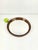 Vintage Round Smoked Brown Acrylic Mirror from Gilac, France, 1970s For Sale - Image 4 of 8