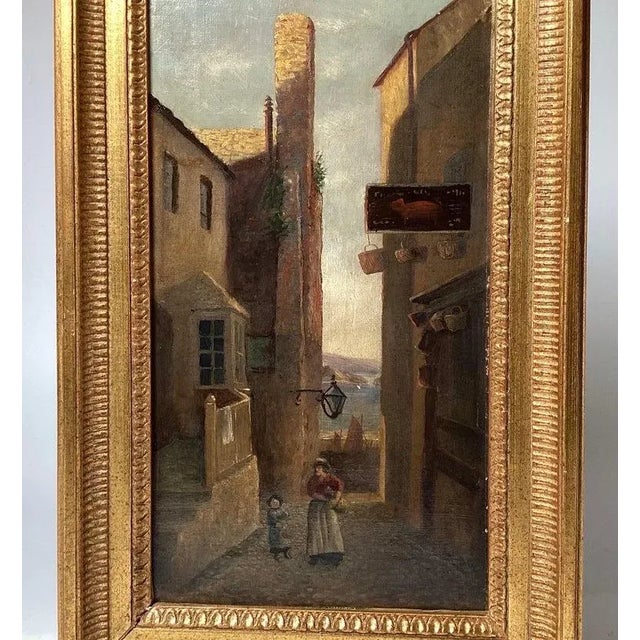 Mid 19th Century 19th Century English School Oil Painting on Canvas, of Saint Ives For Sale - Image 5 of 10