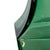 Glass Signed Val Saint Lambert Emerald Green Cased Crystal Fluted Vase, Belgium 9.5" For Sale - Image 7 of 13