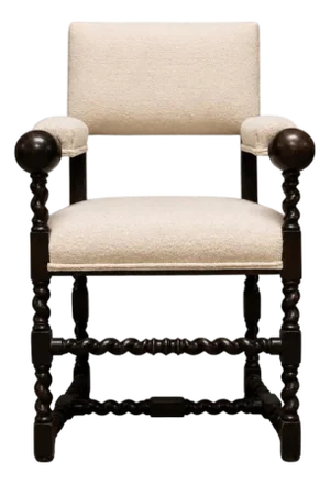 19th Century French Louis XIII Oak Arm Chair