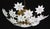 1970s Wonderful Murano Ceiling Light White Flowers For Sale - Image 15 of 15