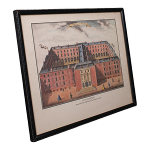 Vintage Guy's Hospital Desktop Picture, Engraving Print, Art, After 18th Century