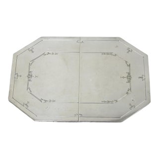 Antique Sheffield Victorian Silver Plated Expanding Octagonal Pot Trivet For Sale