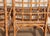 1980s McGuire Organic Bamboo Cathedral Dining Chairs & Rectangular Table Base -Set of 7 For Sale - Image 14 of 15