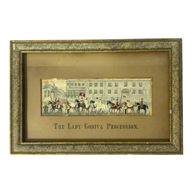 Antique Stevengraph of Lady Godiva For Sale